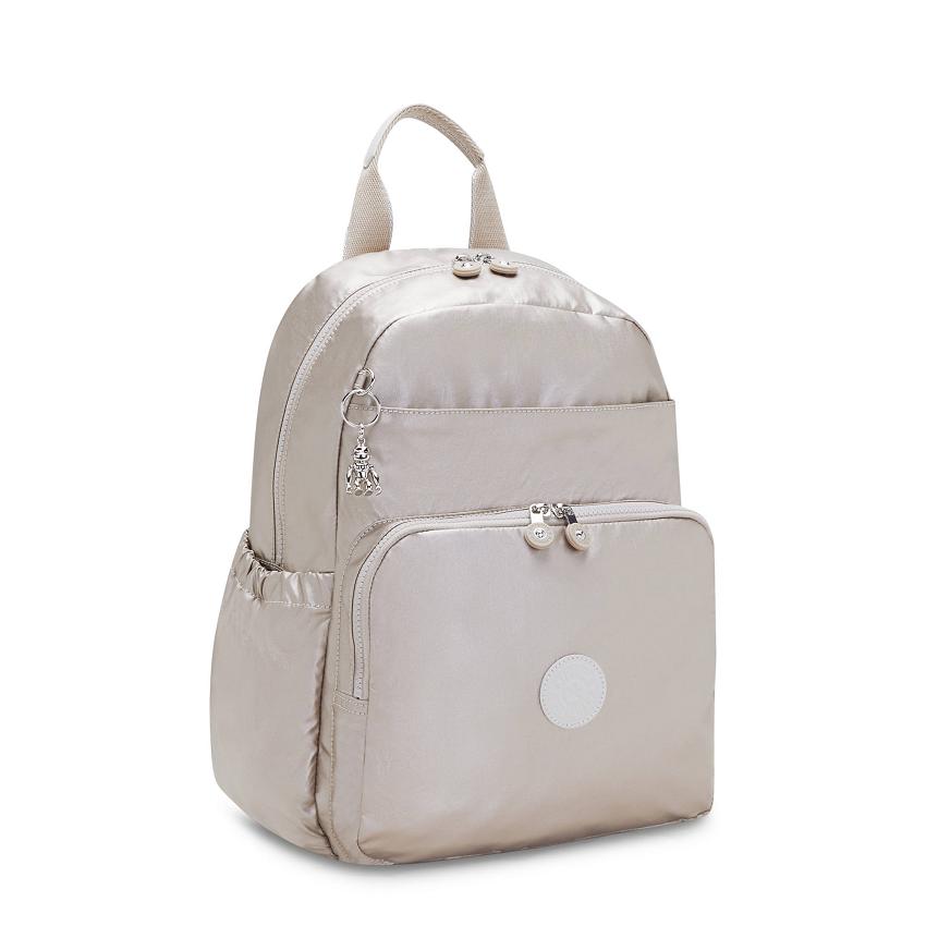 Kipling Maisie Travel Backpacks Metal | IE_Ki1527S