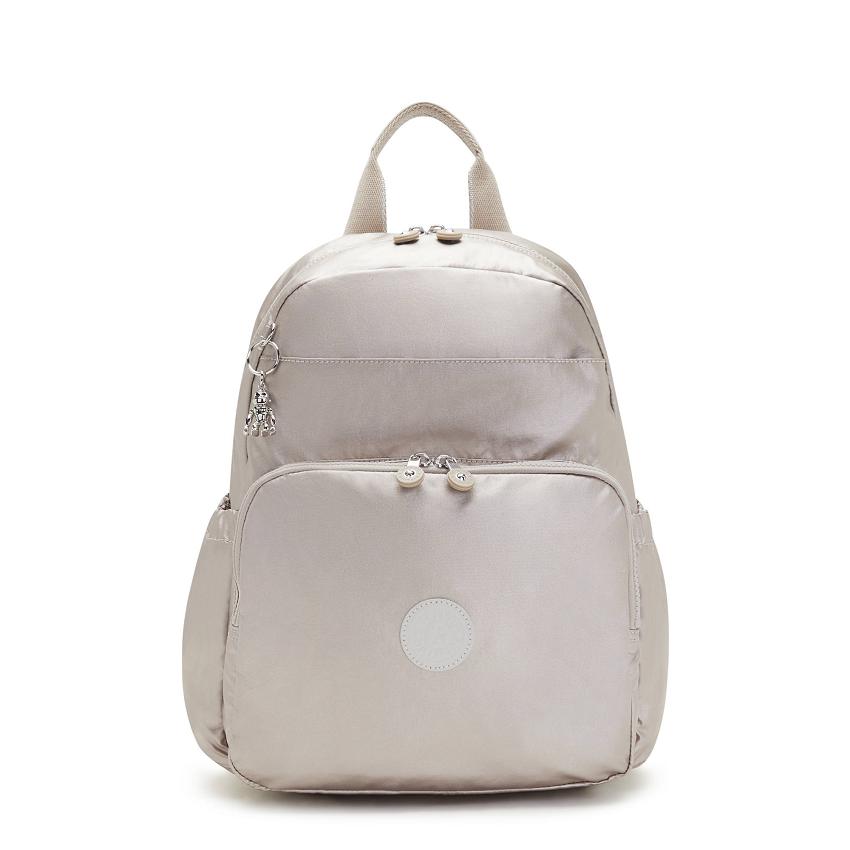 Kipling Maisie Travel Backpacks Metal | IE_Ki1527S