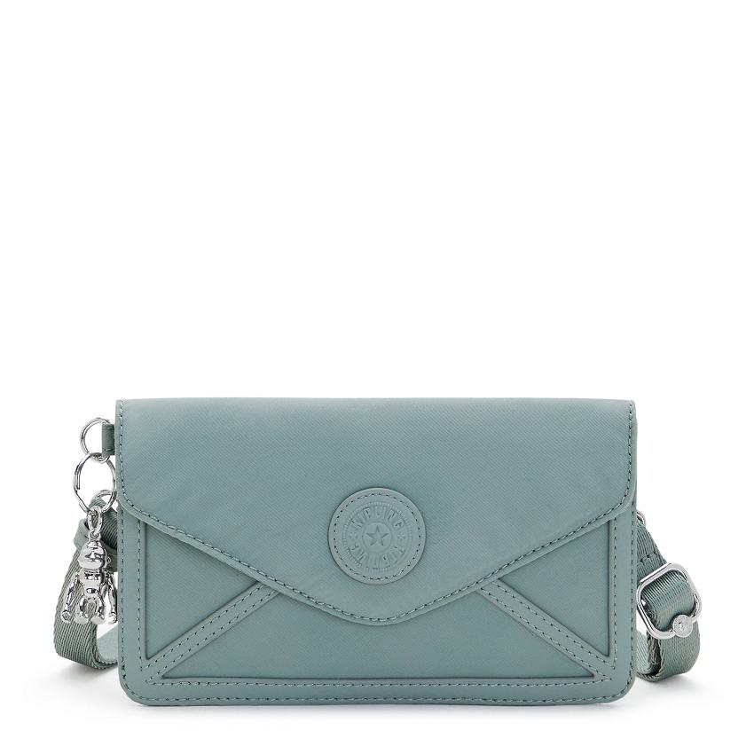 Kipling New Lelio Crossbody Bags Olive | IE_Ki1736Q