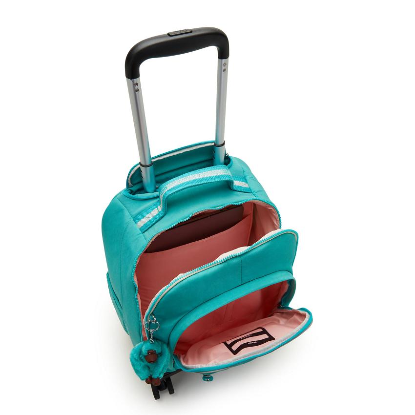 Kipling New Zea Travel Backpacks Turquoise | IE_Ki1532H