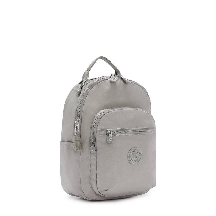 Kipling Seoul Small Travel Backpacks Grey | IE_Ki1539Y