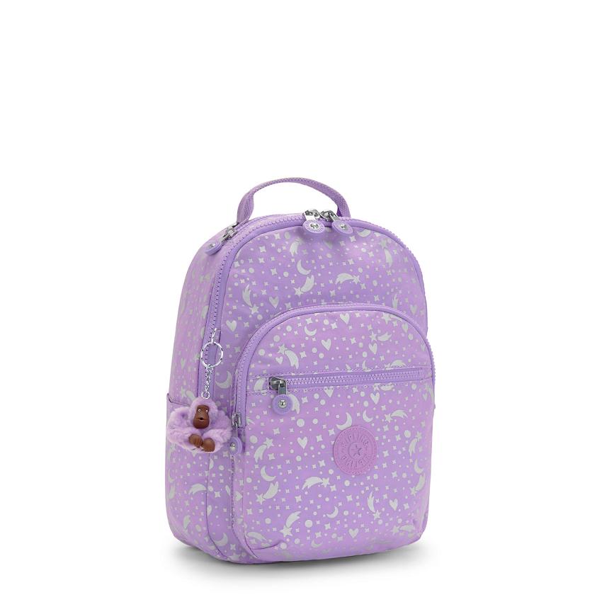 Kipling Seoul Small Travel Backpacks Metal | IE_Ki1536E