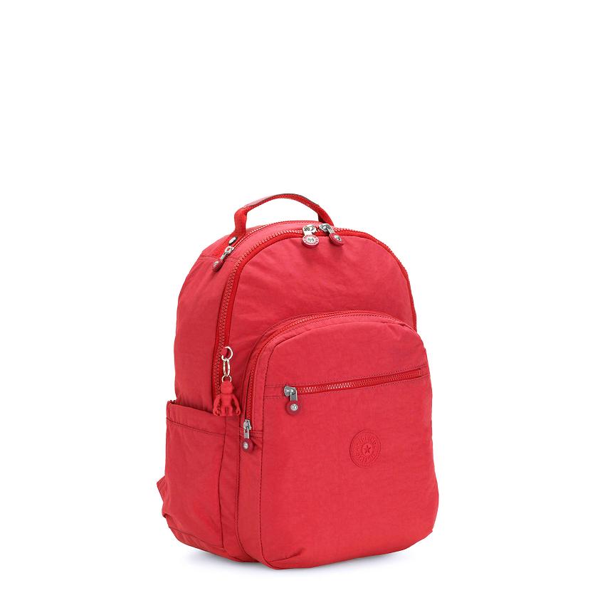 Kipling Seoul Small Travel Backpacks Red | IE_Ki1537R