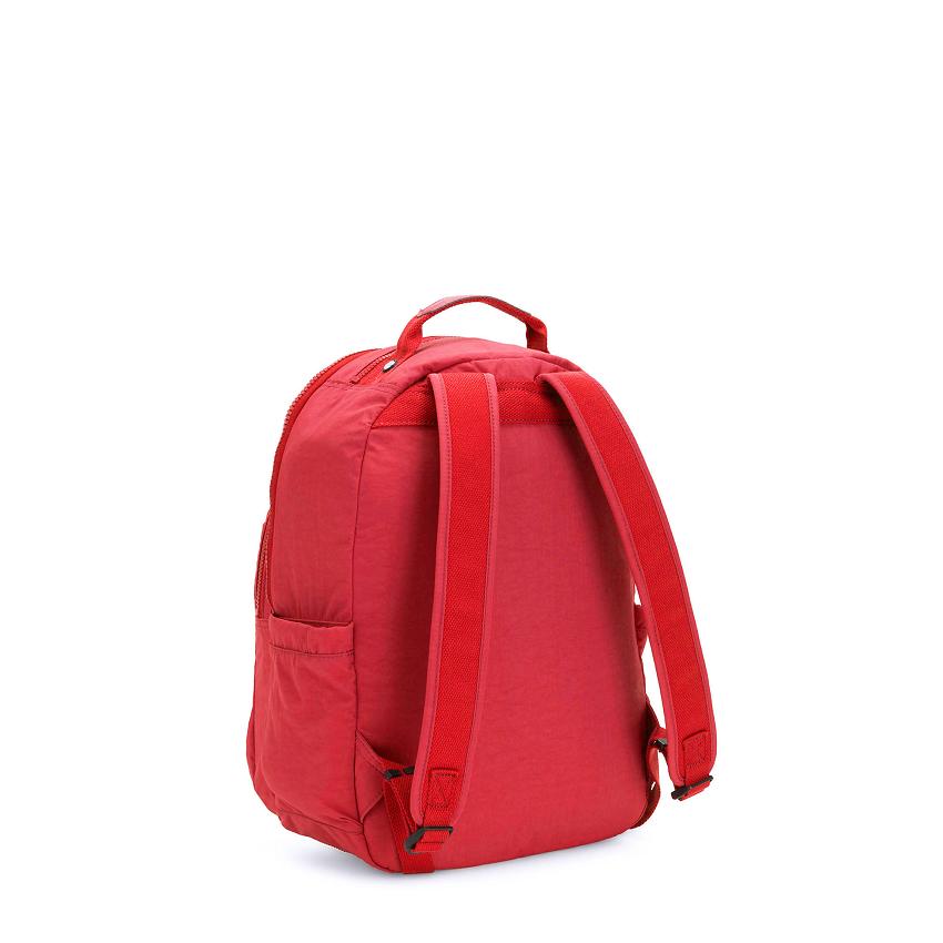 Kipling Seoul Small Travel Backpacks Red | IE_Ki1537R