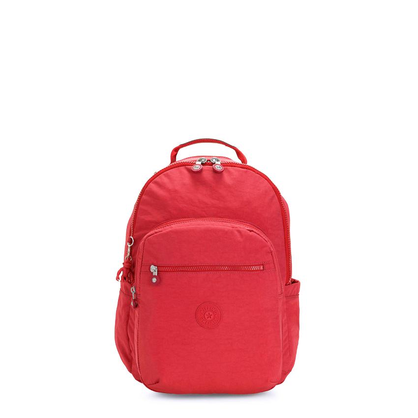 Kipling Seoul Small Travel Backpacks Red | IE_Ki1537R