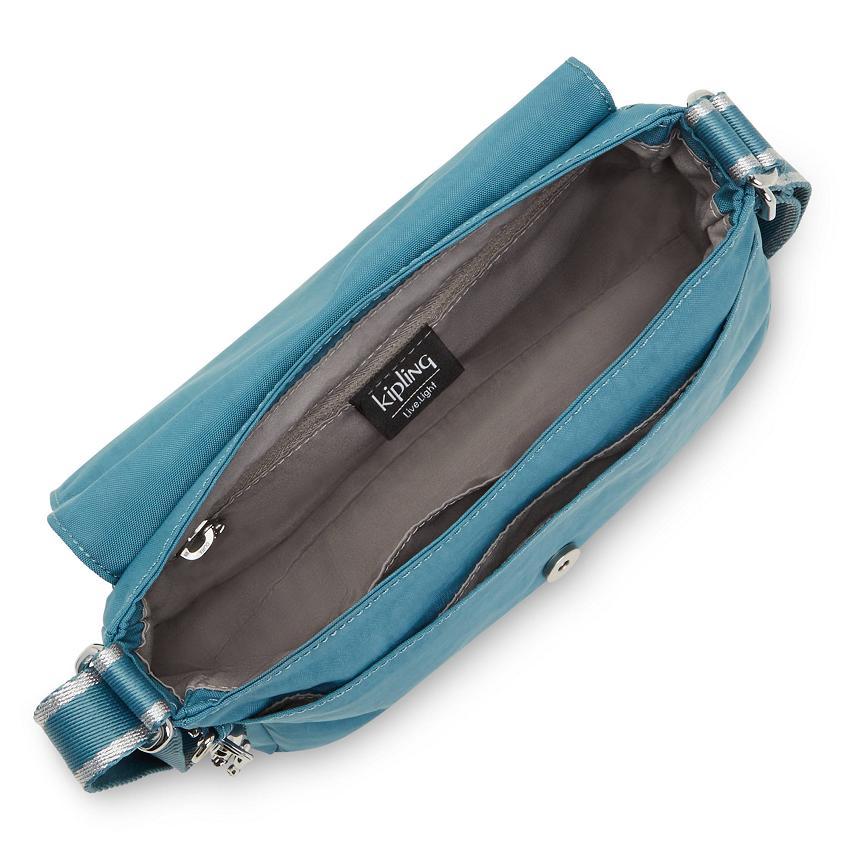 Kipling Tamia Crossbody Bags Turquoise | IE_Ki1772S